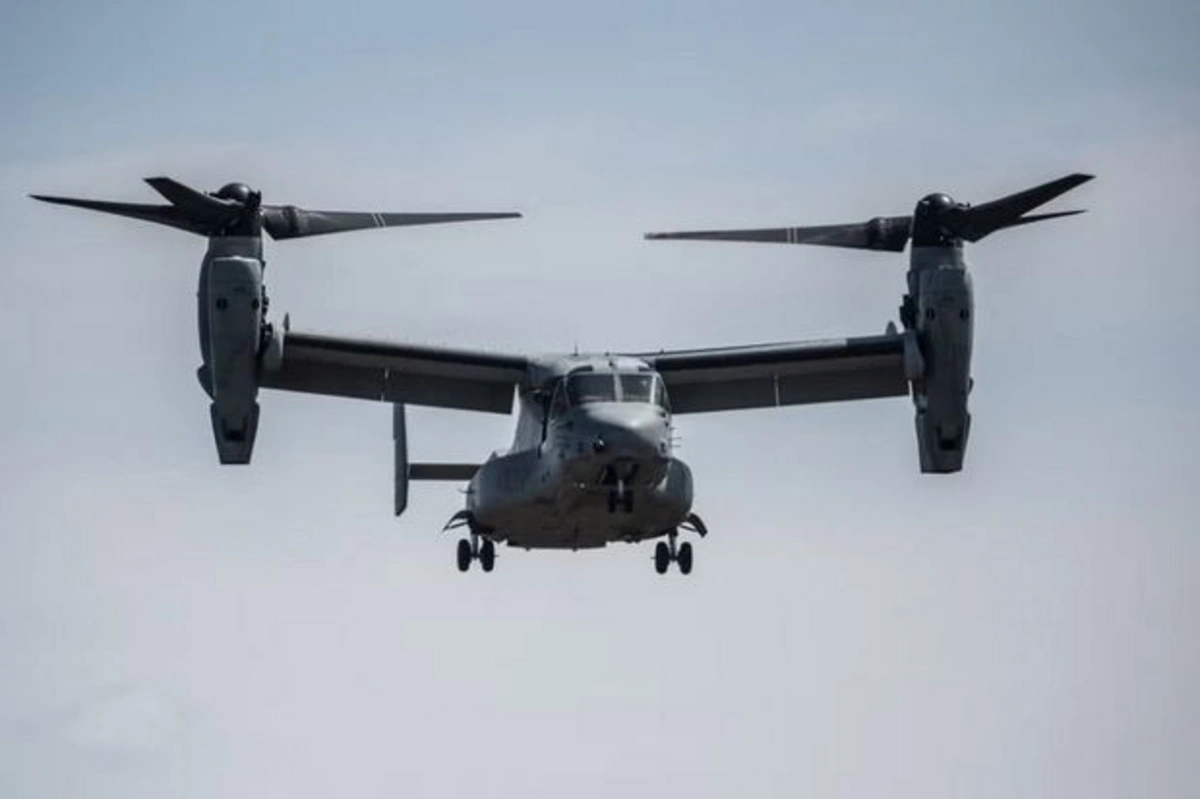 Конвертоплан США Osprey упал в море в Японии: есть погибший